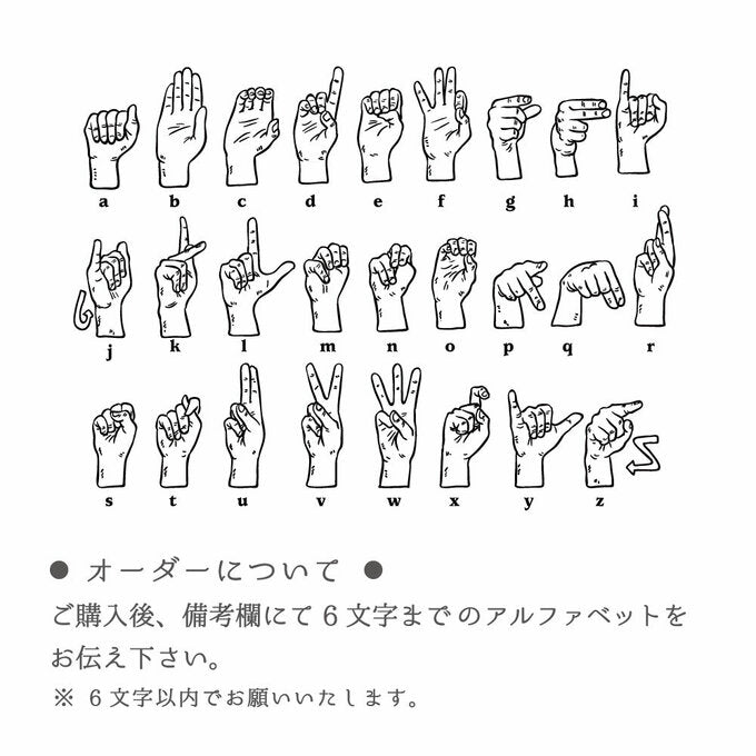 【オリジナルを楽しむ！】手話が学びたくなるオシャレ缶バッジ　AtoZ　sign language　オリジナル　名入れ　手話　手の言葉